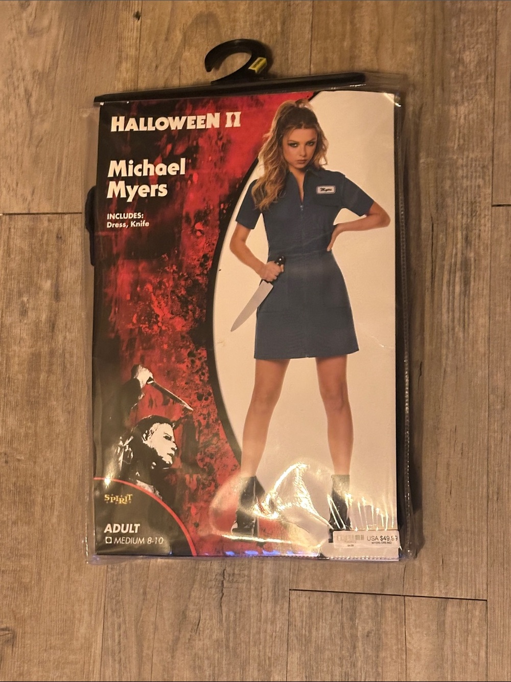 Michael Myers Women's Blue Zip-Front Dress Costume